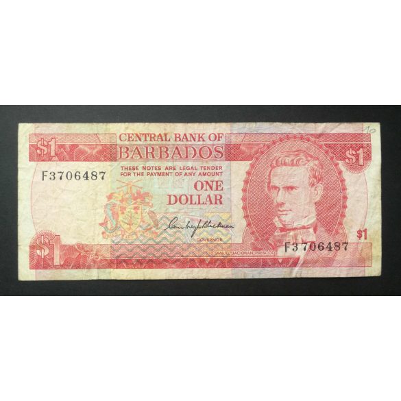 Barbados 1 Dollar 1973 F-