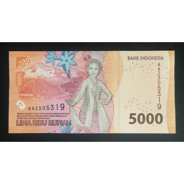 Indonesia 5000 Rupiah 2022 UNC