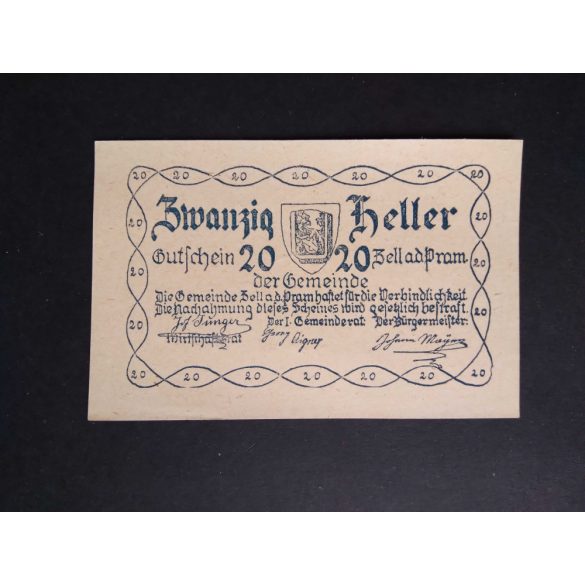 Austria 20 Heller 1920 Unc Bell a.d. Pram