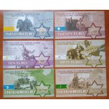 Törökország fantázia bankjegyek 6 db 2019 Unc