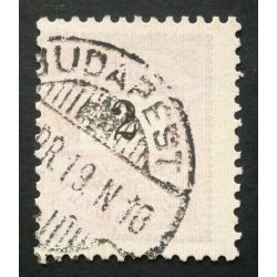   Hungary 1898 Letter, black cipher 2 kr. perf. 12: 11 3/4 BUDAPEST used
