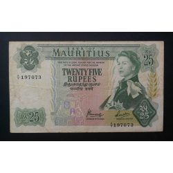 Mauritius 25 Rupees 1967 F