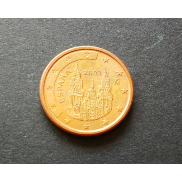 Spanyolország 1 Euro Cent 2003 aUNC
