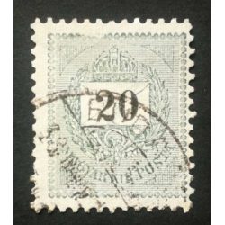   Hungary 1898 Letter, black cipher 20 kr. perf. 12 : 11 3/4 BUDAPE(ST) used