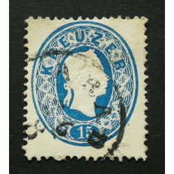   Magyarország 1861 Könyvnyomat 15 Kr. ARAD apró elvékonyodás