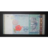 Malaysia 50 Ringgit 2007 UNC commemorative