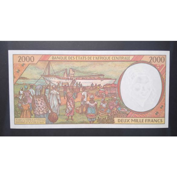 Central African States Congo 2000 Francs 2000 UNC