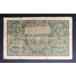 Poland 5 Marek 1919 F-