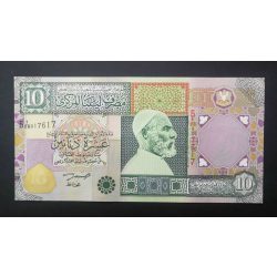 Líbia 10 Dinars 2002 UNC