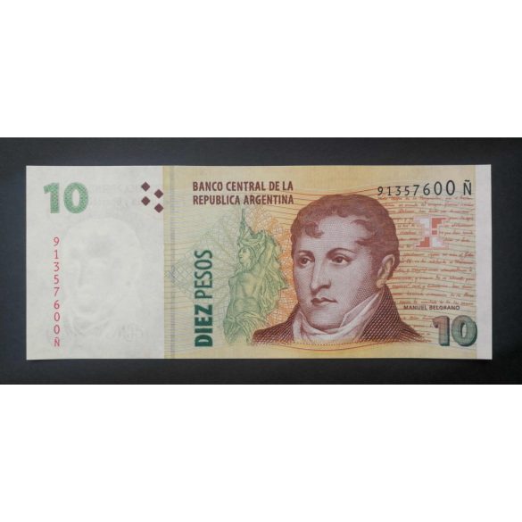 Argentína 10 Pesos 2014 UNC