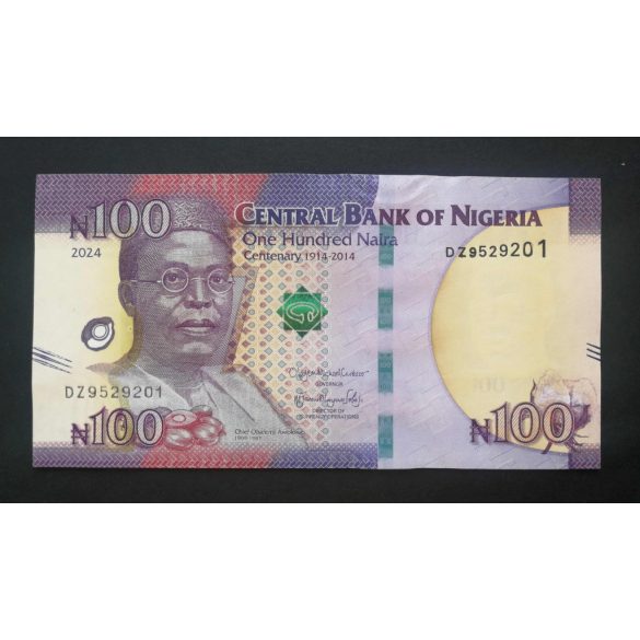 Nigéria 100 Naira 2024 UNC