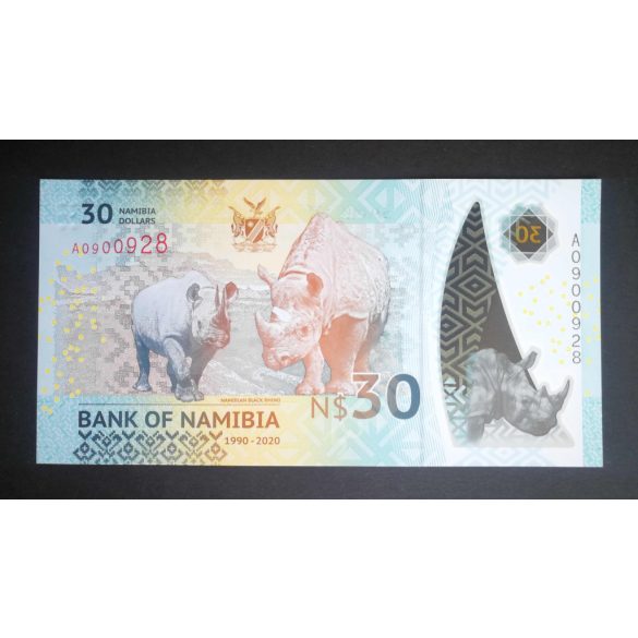 Namíbia 30 Dollars 2020 Unc 
