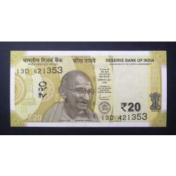 India 20 Rupees 2021 UNC 