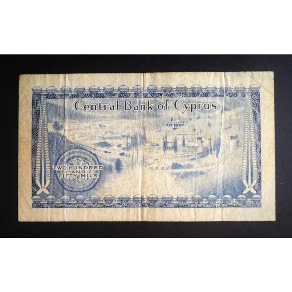 Cyprus 250 Mils 1972 F