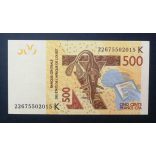 West African States Senegal 500 Francs 2012 UNC