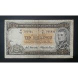 Australia 10 Shillings 1961 VG