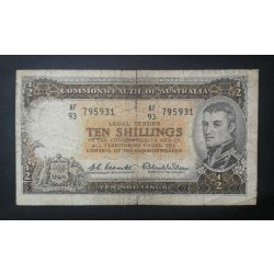 Australia 10 Shillings 1961 VG