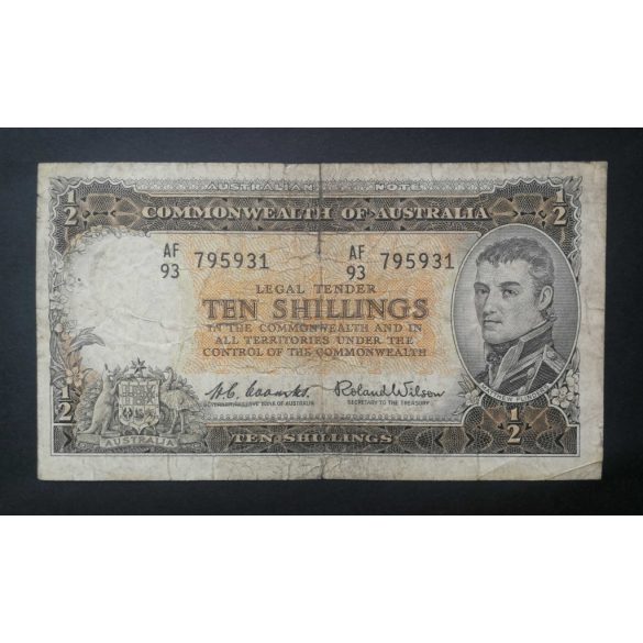 Australia 10 Shillings 1961 VG