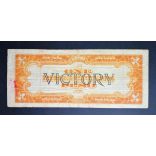 Philippines 1 Peso 1944 Victory series F