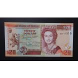 Belize 20 Dollars 2020 UNC