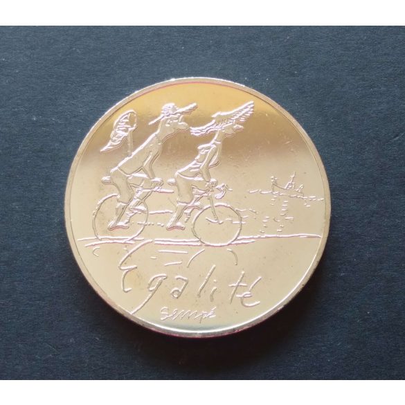 France 10 Euro 2014 Egalité commemorative coin in decorative packaging