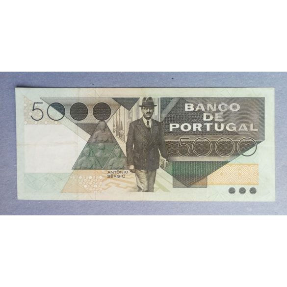 Portugália 5000 Escudos 1981 VF