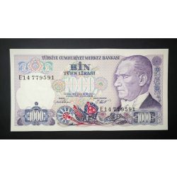 Turkey 1000 Lira 1986 Unc