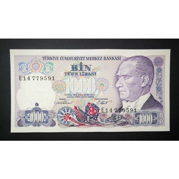 Turkey 1000 Lira 1986 Unc