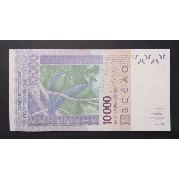 West African States 10000 Francs 2021 Unc