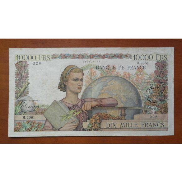 Franciaország 10000 Francs 1951 F