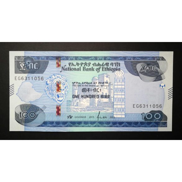 Etiópia 100 Birr 2023 Unc