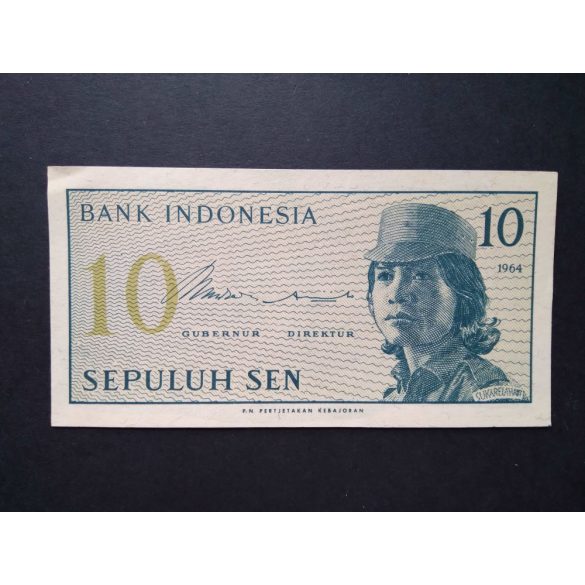 Indonesia 10 Sen 1964 AUnc