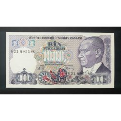 Törökország 1000 Lira 1988 Unc 