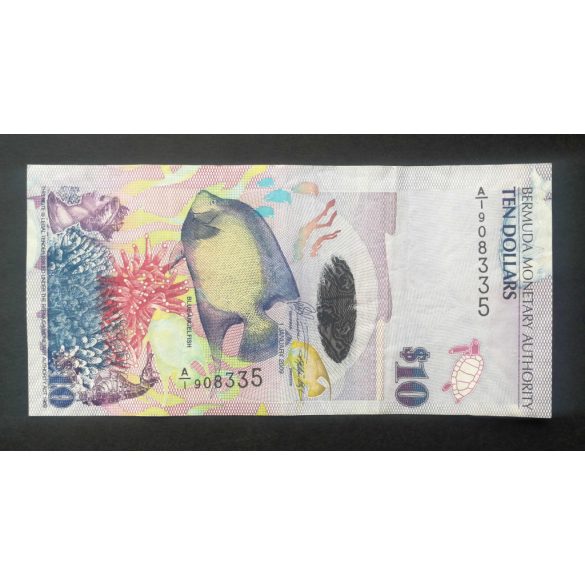 Bermuda Islands 10 Dollars 2009 F