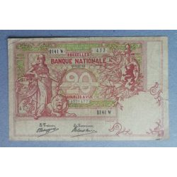Belgium 20 Francs 1913 F