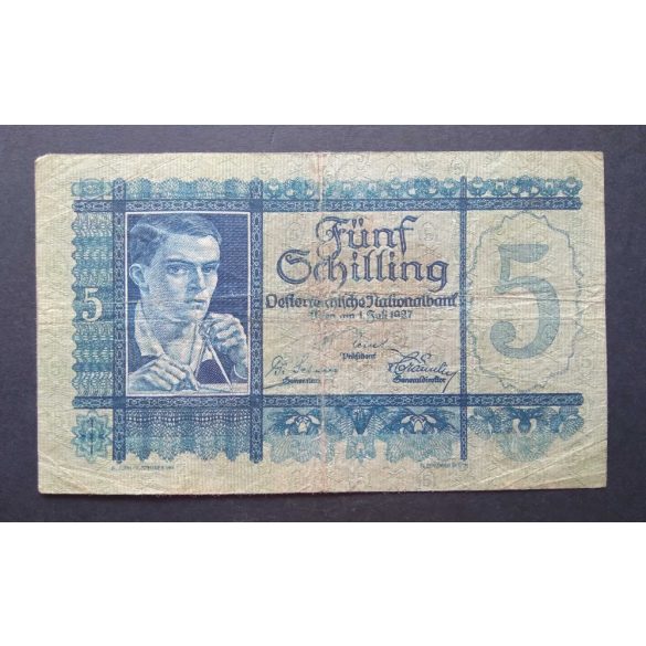 Austria 5 Schilling 1927 VG+