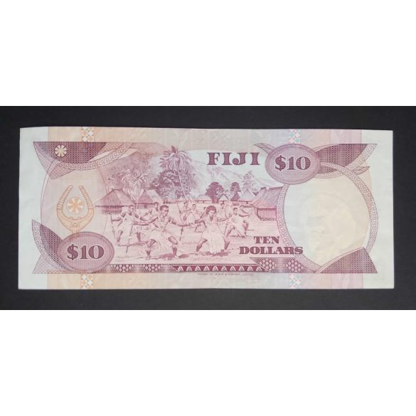 Fiji 10 Dollars 1989 VF