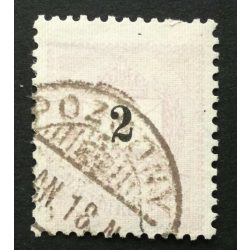   Hungary 1898 Letter, black cipher 2 kr. perf. 12: 11 3/4 POZSONY used