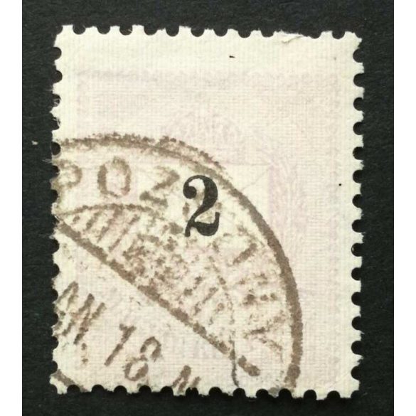 Hungary 1898 Letter, black cipher 2 kr. perf. 12: 11 3/4 POZSONY used