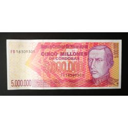 Nicaragua 5 Million Cordobas 1990 UNC-