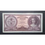 Hungary 1 billion Pengő 1946 VF 