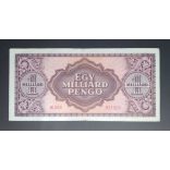 Hungary 1 billion Pengő 1946 VF 