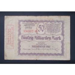 Germany 50 Billion Mark 1923 F Speyer