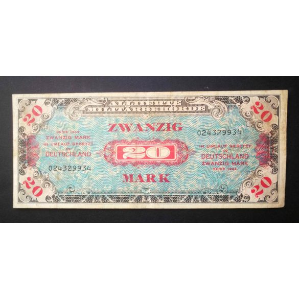 Germany 20 Mark 1944 F
