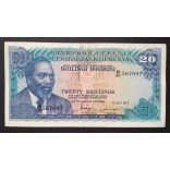 Kenya 20 Shillings 1977 F
