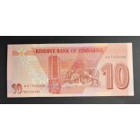 Zimbabwe 10 Dollars 2020 UNC