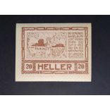 Austria 20 Heller 1920 Unc Sindelburg