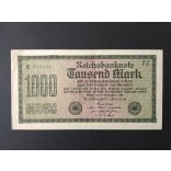 Germany 1000 Mark 1922 VF+