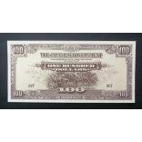 Malaya 100 Dollars 1942 UNC- Japanese occupation