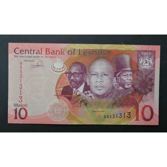 Lesotho 10 Maloti 2013 UNC